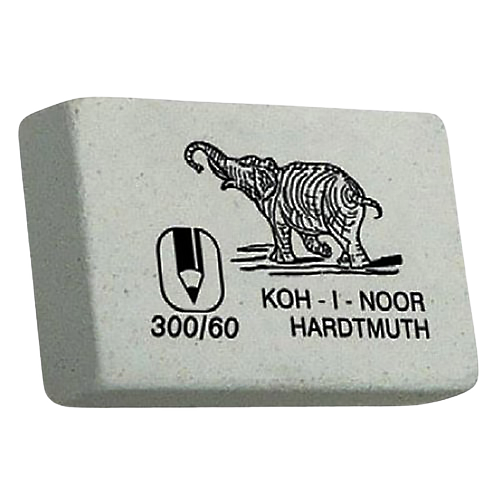 Гумка KOH-I-NOOR "Слон" 300/60 з натурального каучуку #1