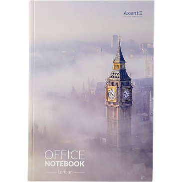 Книга для запису А4, 192 арк. клітинка, London