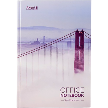 Книга для запису А4, 192 арк. клітинка,San Francisco