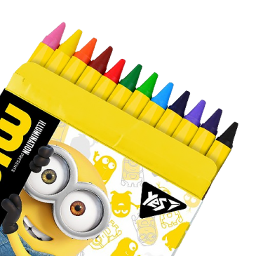 Набір воскових олівців YES 12 шт Minions