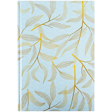 Книга для запису А4, 96 арк. клітинка, Waves блакитна