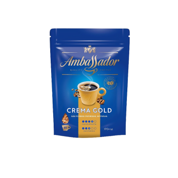 Кава розчинна 170г "Crema Gold", AMBASSADOR