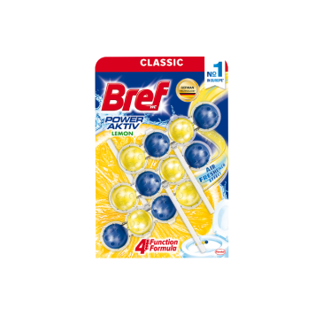 Туалетний блок BREF 150г Лимон Тріопак