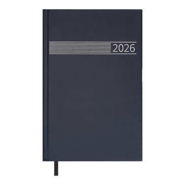 Щоденник датов. 2026 TIME, A5, синій, бумвініл