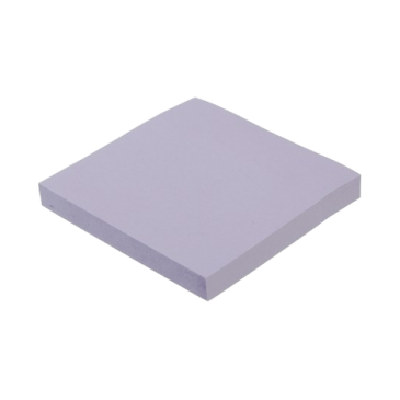 Блок для нотаток PASTEL, 75х75мм, 100арк., бузковий