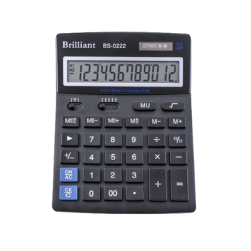 Калькулятор Brilliant BS-0222, 12 розрядів