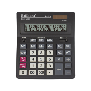  Калькулятор настільний BS-116 16 р., 2-пит