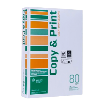 Папір А4 COPY & PRINT 80g 500аркушів Клас С