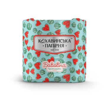Рушники целюлозні "Бавовна", по 2 рул., на гільзі, 2-х шар., білі КОХАВИНКА