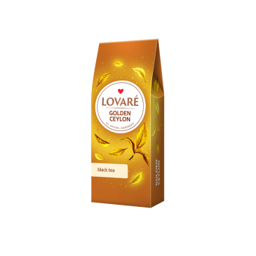 Чай чорний 80г, лист, "Golden Ceylon", LOVARE