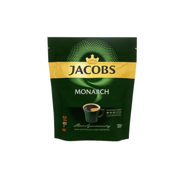 Кава розчинна 30 г, пакет, JACOBS MONARCH