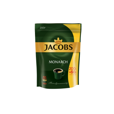 Кава розчинна Jacobs Monarch, 250г , пакет