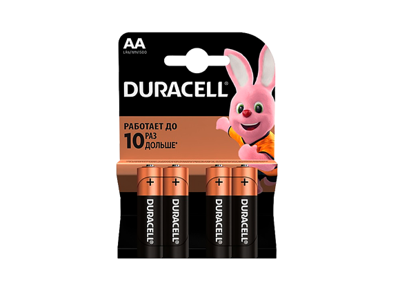 Елемент живлення (батарейка) DURACELL LR6 (AA) #1