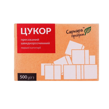 Цукор пресований 500г, коробка
