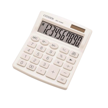 Калькулятор SDC-810NRWHE-white 10розр.